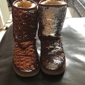 Autumn colored sparkle UGG